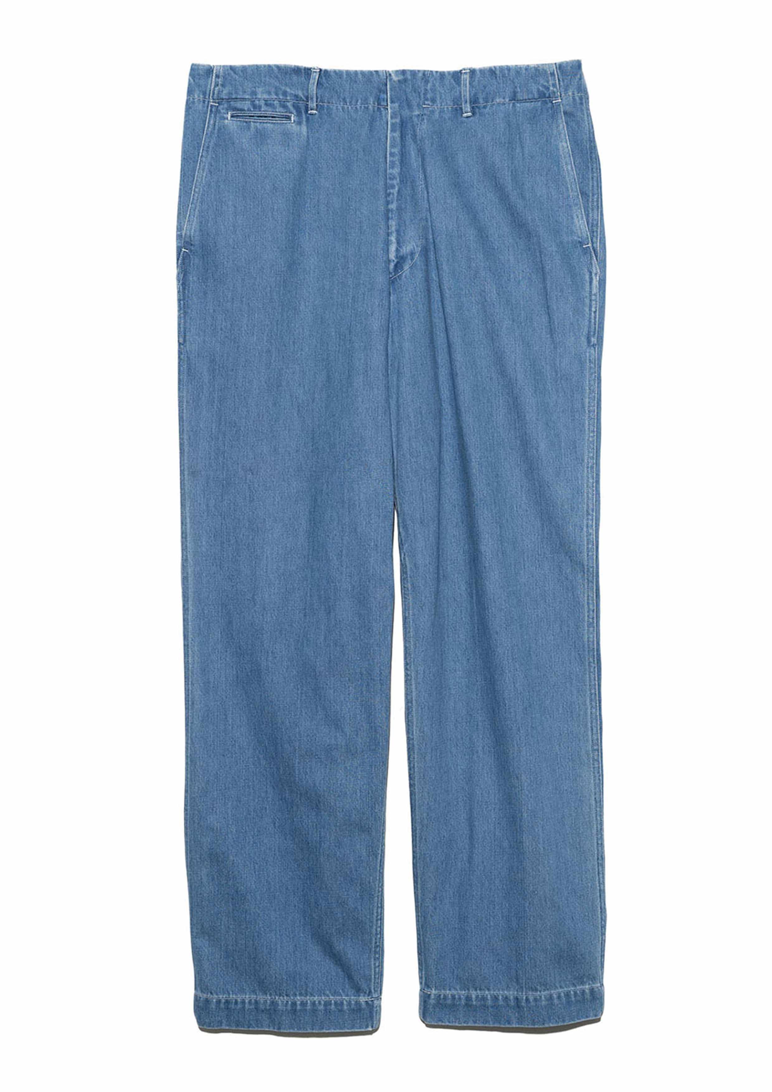 NANAMICA - WIDE DENIM PANTS INDIGO BLEACH – SOLAR MTP