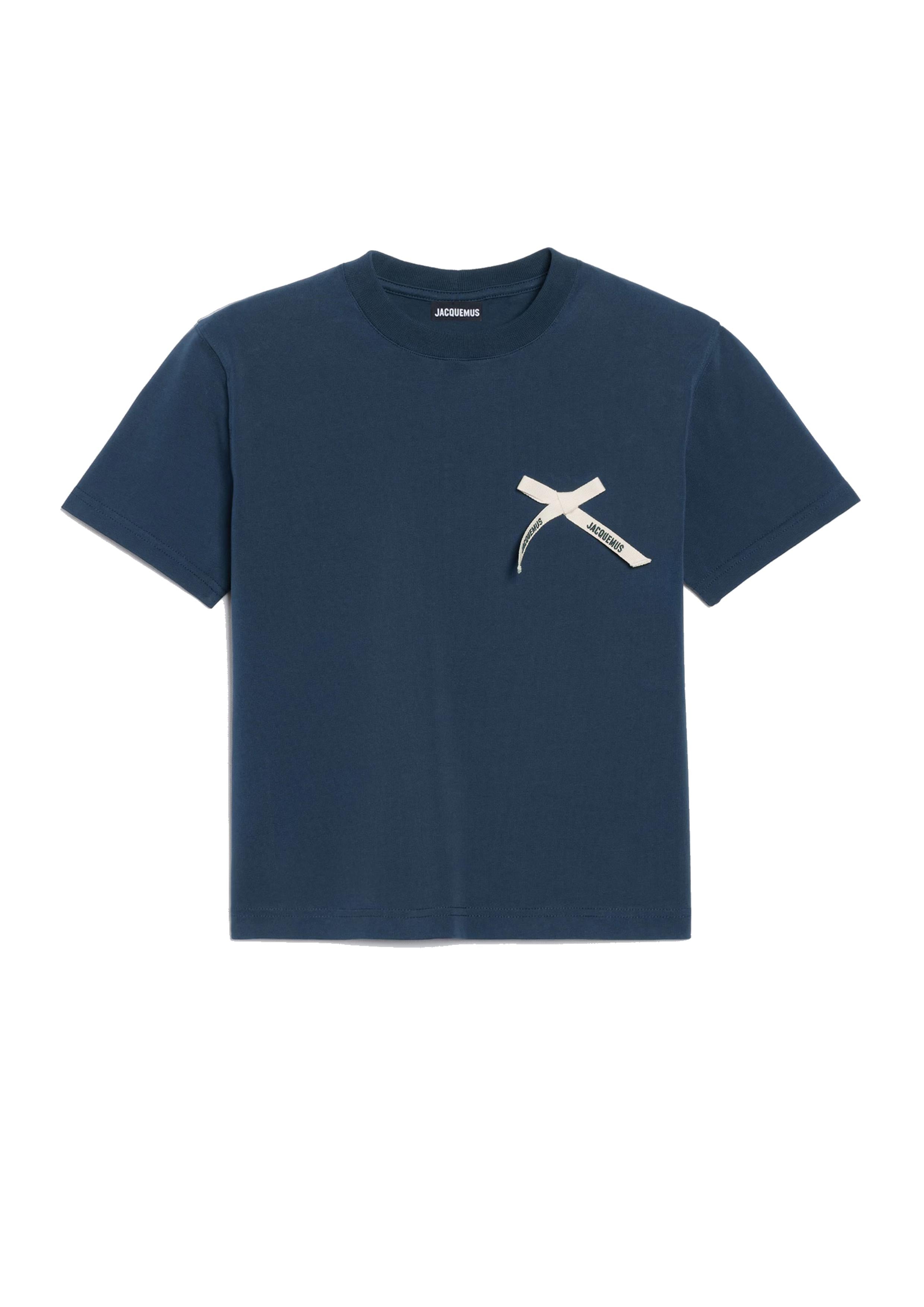 JACQUEMUS - LE T-SHIRT NOEUD DARK NAVY WOMENS