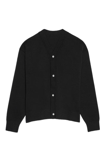 JACQUEMUS - LE CARDIGAN BOUTONNE BLACK – SOLAR MTP