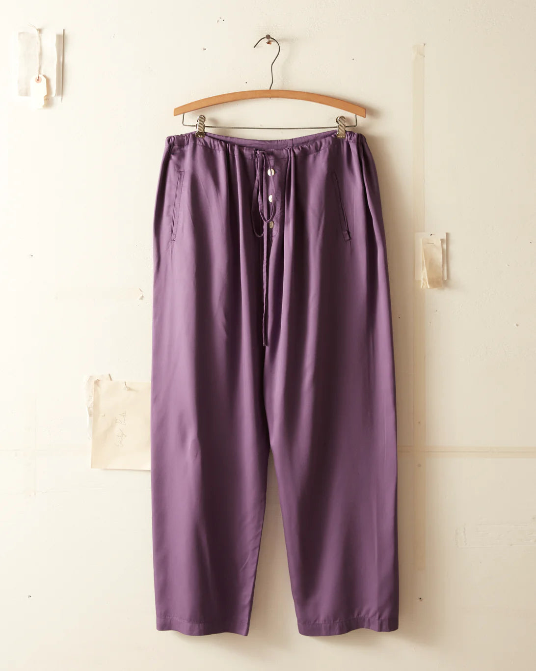 pajama pants small purple - Gem